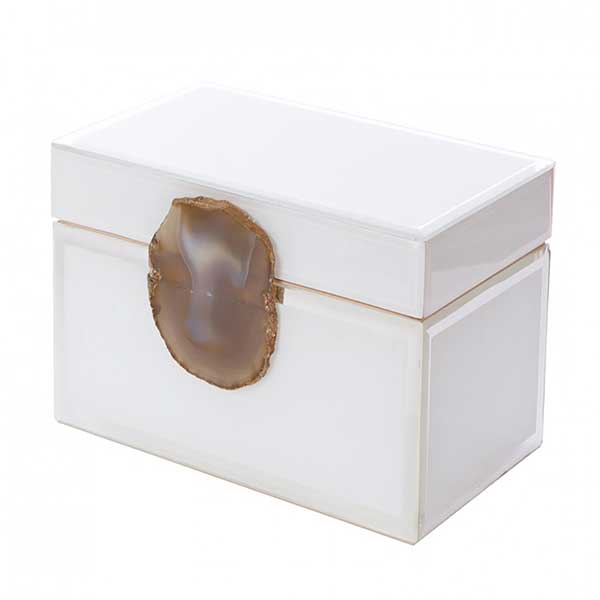 Aidan Gray Home Accessories Lillian Jewelry Box With Agate D602